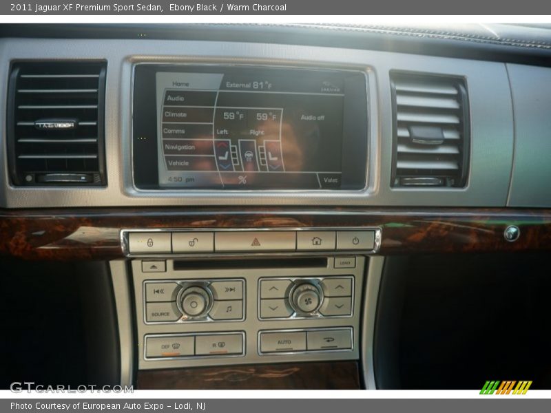 Ebony Black / Warm Charcoal 2011 Jaguar XF Premium Sport Sedan