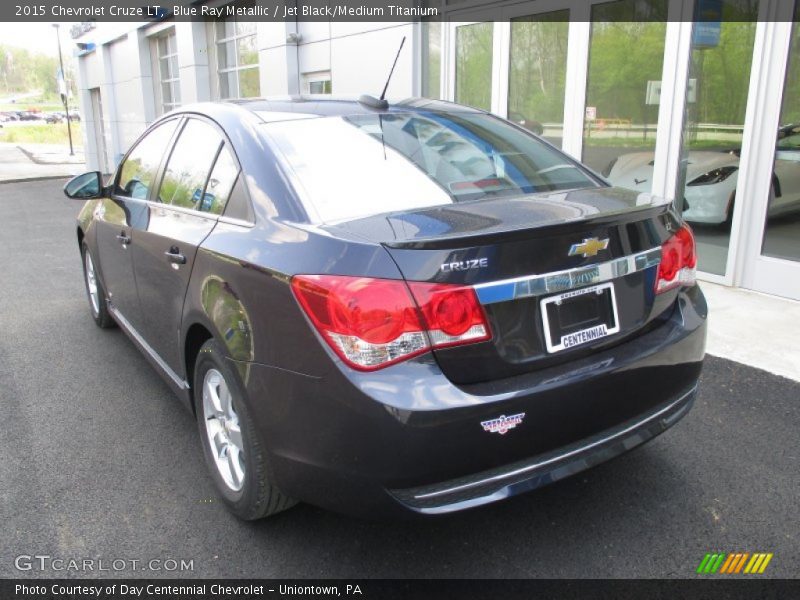 Blue Ray Metallic / Jet Black/Medium Titanium 2015 Chevrolet Cruze LT