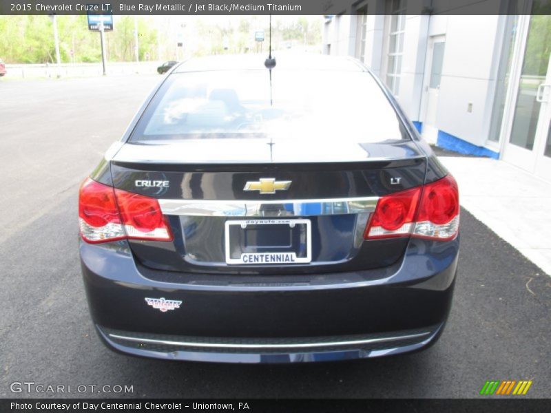 Blue Ray Metallic / Jet Black/Medium Titanium 2015 Chevrolet Cruze LT