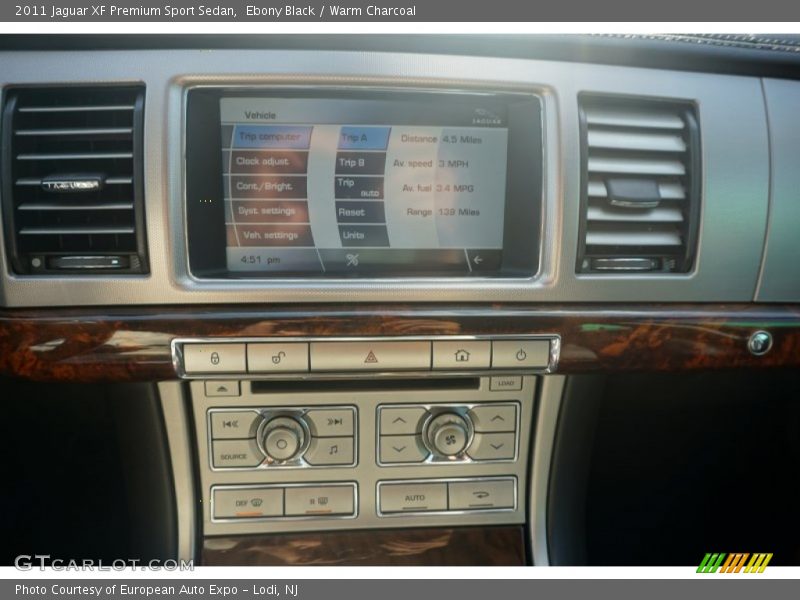 Ebony Black / Warm Charcoal 2011 Jaguar XF Premium Sport Sedan