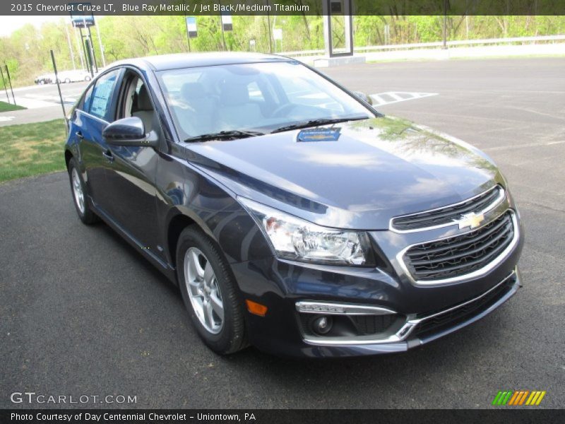 Blue Ray Metallic / Jet Black/Medium Titanium 2015 Chevrolet Cruze LT