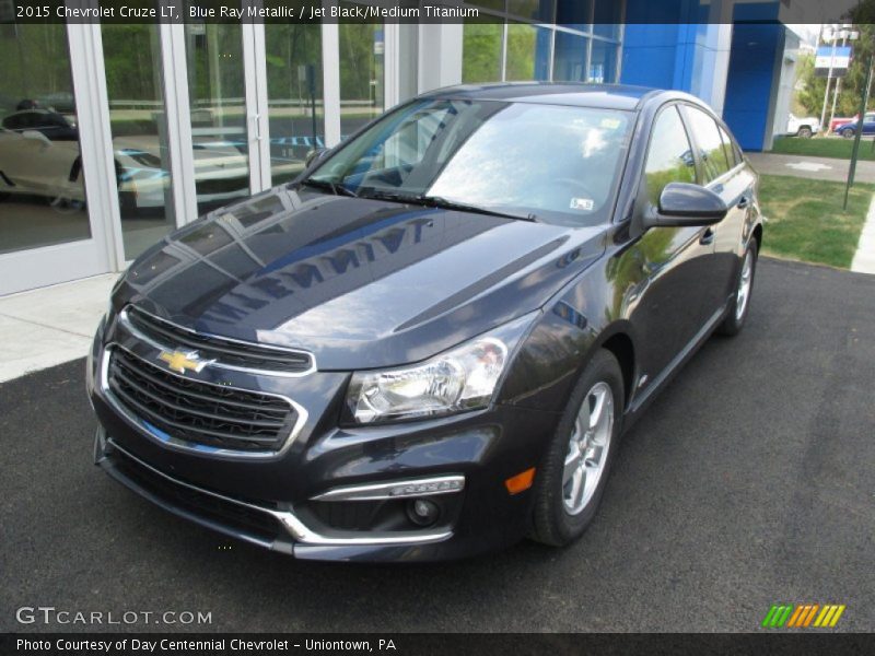 Blue Ray Metallic / Jet Black/Medium Titanium 2015 Chevrolet Cruze LT