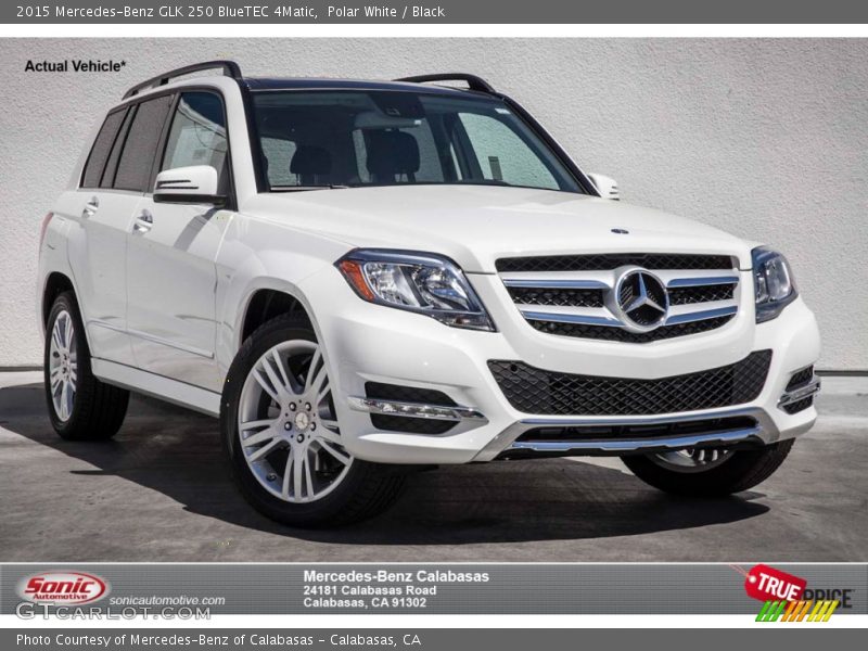 Polar White / Black 2015 Mercedes-Benz GLK 250 BlueTEC 4Matic