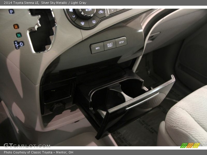 Silver Sky Metallic / Light Gray 2014 Toyota Sienna LE