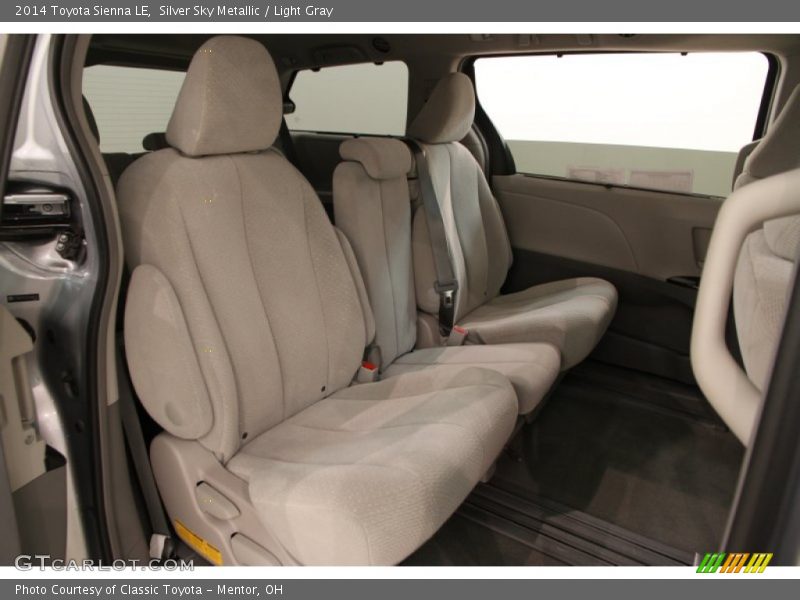 Silver Sky Metallic / Light Gray 2014 Toyota Sienna LE
