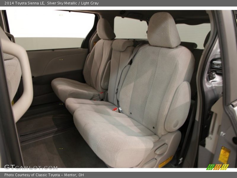 Silver Sky Metallic / Light Gray 2014 Toyota Sienna LE
