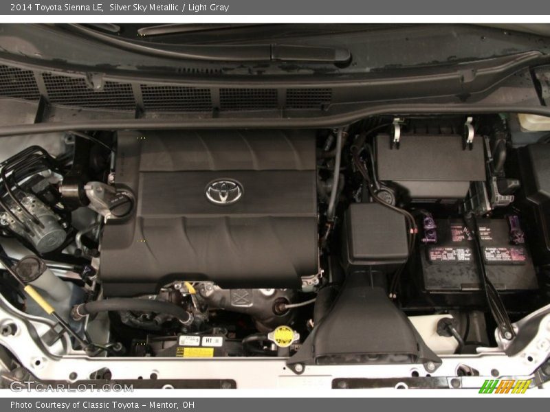 Silver Sky Metallic / Light Gray 2014 Toyota Sienna LE