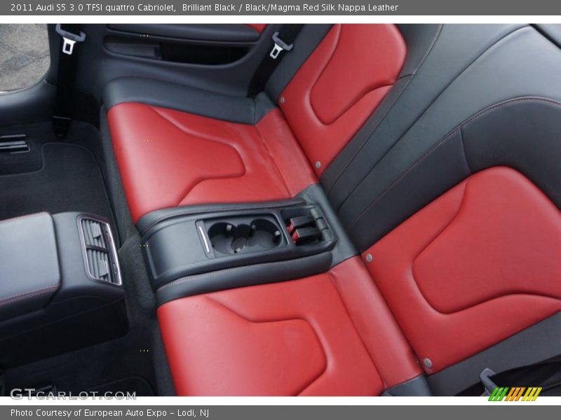 Brilliant Black / Black/Magma Red Silk Nappa Leather 2011 Audi S5 3.0 TFSI quattro Cabriolet