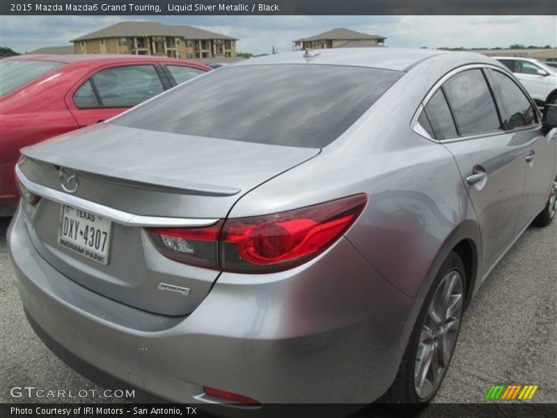 Liquid Silver Metallic / Black 2015 Mazda Mazda6 Grand Touring