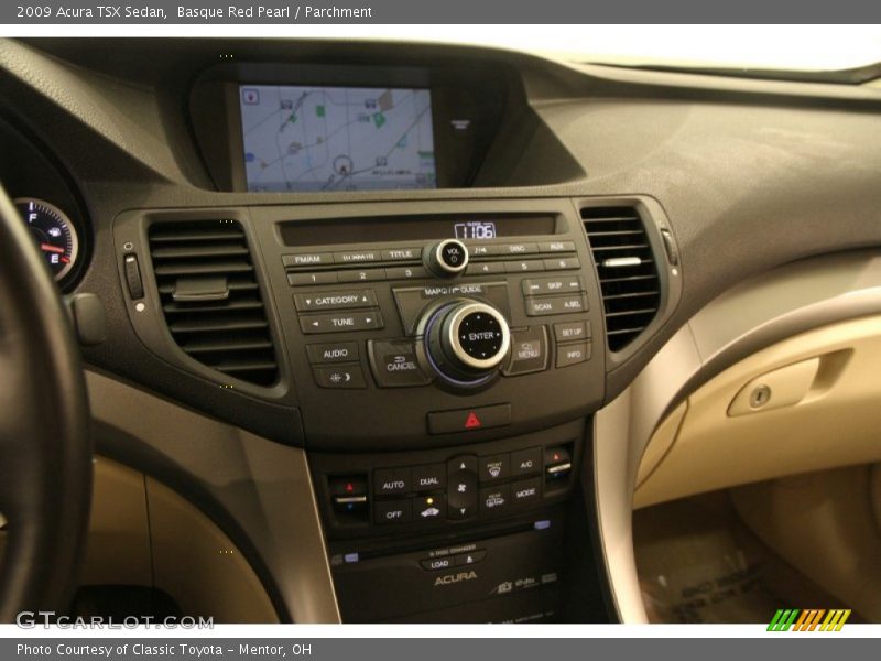 Basque Red Pearl / Parchment 2009 Acura TSX Sedan