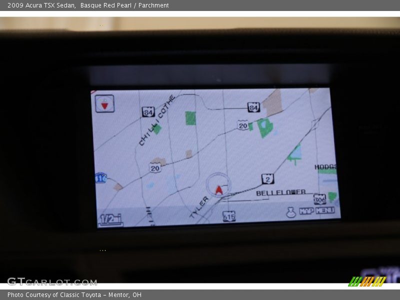 Basque Red Pearl / Parchment 2009 Acura TSX Sedan