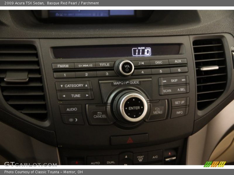 Basque Red Pearl / Parchment 2009 Acura TSX Sedan