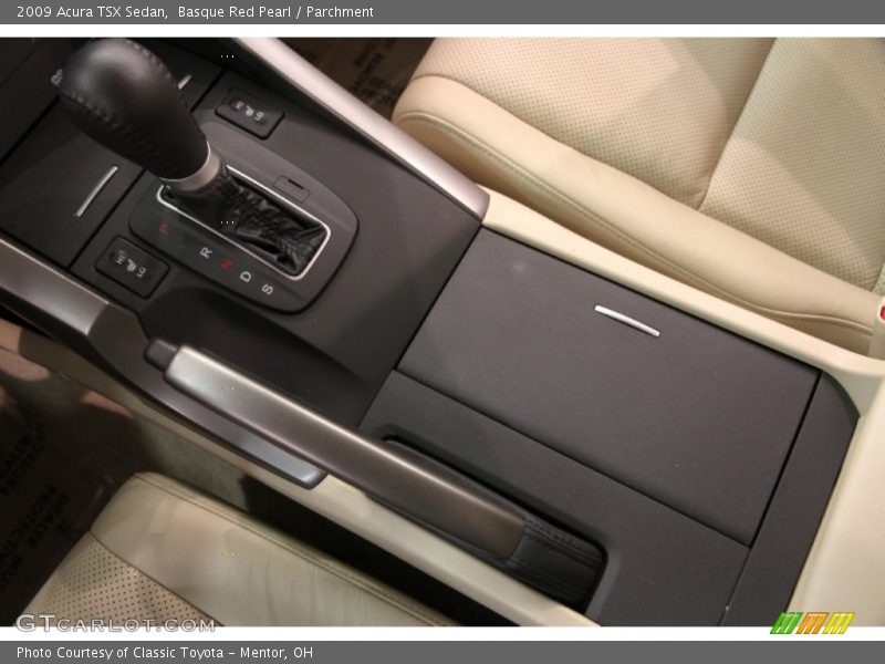 Basque Red Pearl / Parchment 2009 Acura TSX Sedan