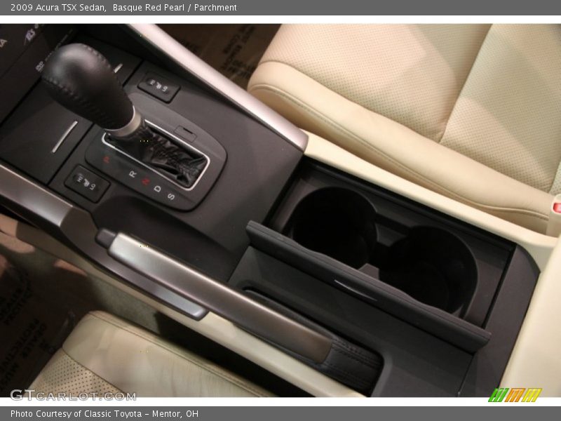 Basque Red Pearl / Parchment 2009 Acura TSX Sedan