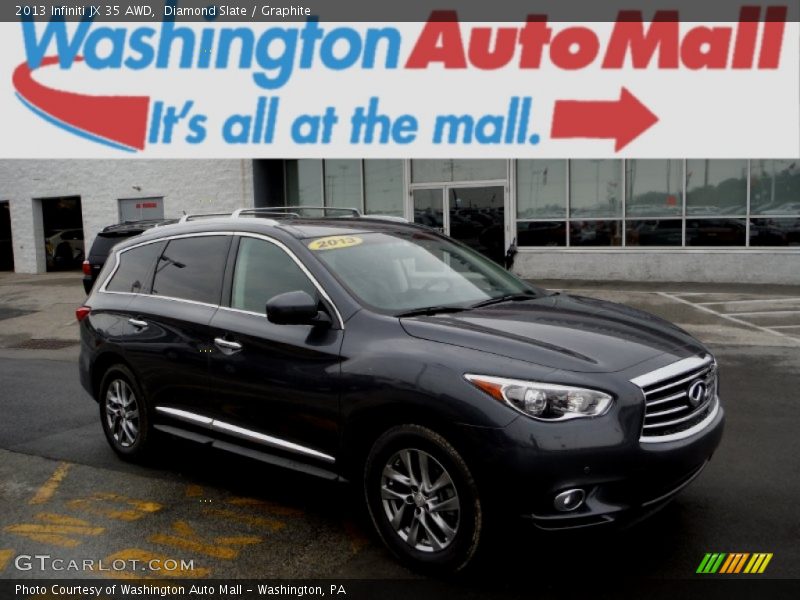 Diamond Slate / Graphite 2013 Infiniti JX 35 AWD