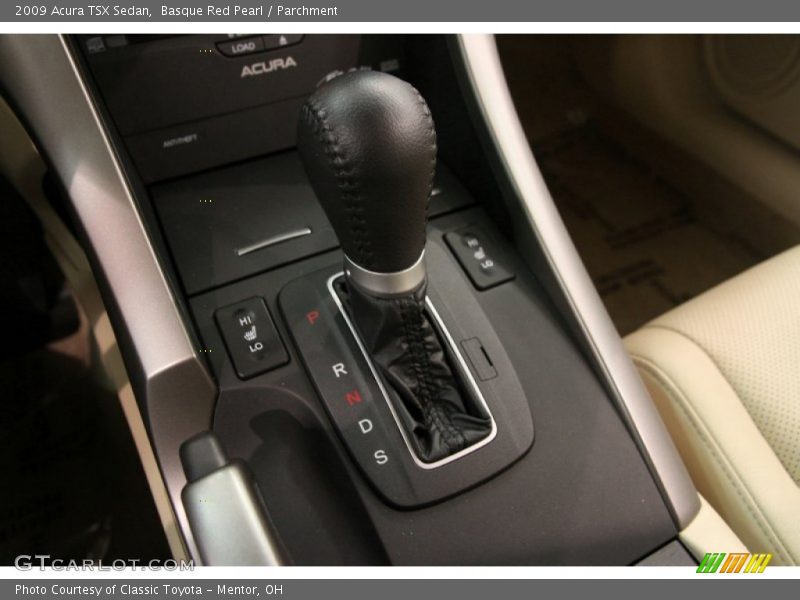 Basque Red Pearl / Parchment 2009 Acura TSX Sedan