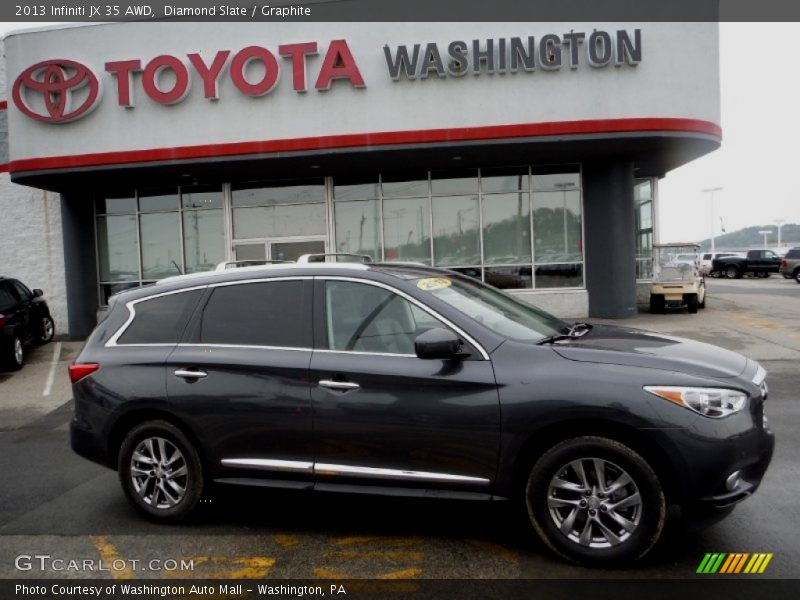 Diamond Slate / Graphite 2013 Infiniti JX 35 AWD