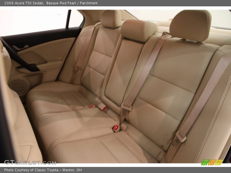 Basque Red Pearl / Parchment 2009 Acura TSX Sedan
