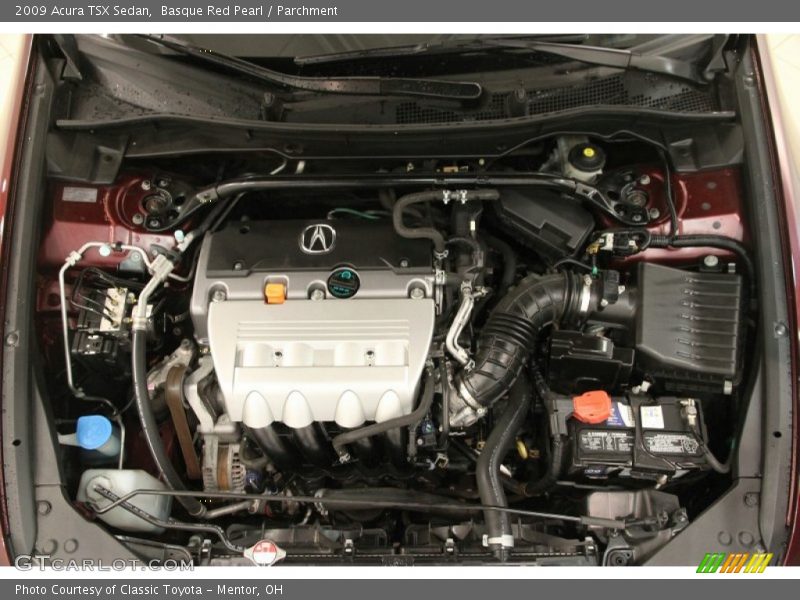 Basque Red Pearl / Parchment 2009 Acura TSX Sedan