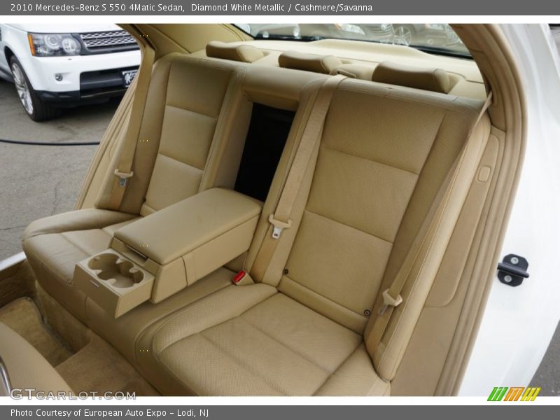 Diamond White Metallic / Cashmere/Savanna 2010 Mercedes-Benz S 550 4Matic Sedan