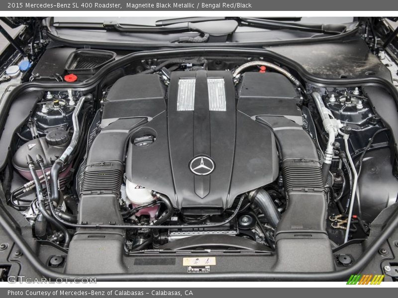  2015 SL 400 Roadster Engine - 3.0 Liter biturbo DOHC 24-Valve VVT V6