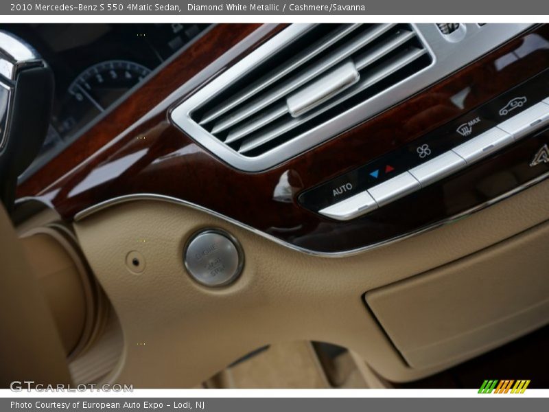 Diamond White Metallic / Cashmere/Savanna 2010 Mercedes-Benz S 550 4Matic Sedan