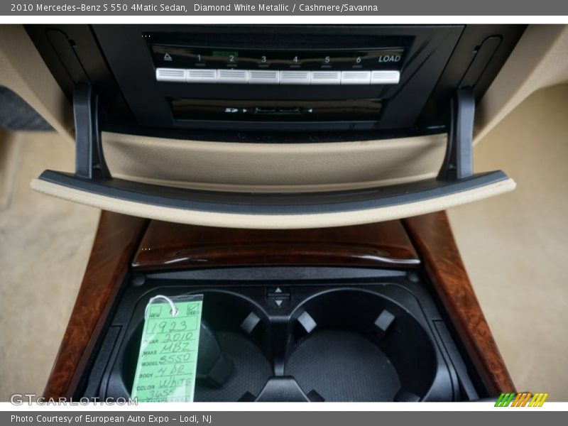 Diamond White Metallic / Cashmere/Savanna 2010 Mercedes-Benz S 550 4Matic Sedan