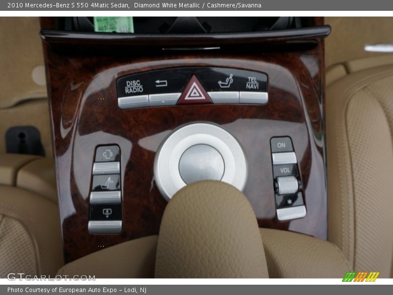 Diamond White Metallic / Cashmere/Savanna 2010 Mercedes-Benz S 550 4Matic Sedan