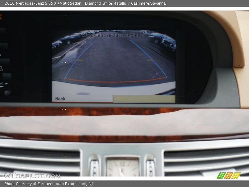 Diamond White Metallic / Cashmere/Savanna 2010 Mercedes-Benz S 550 4Matic Sedan