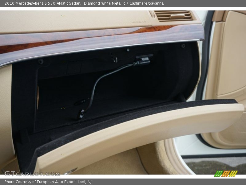Diamond White Metallic / Cashmere/Savanna 2010 Mercedes-Benz S 550 4Matic Sedan