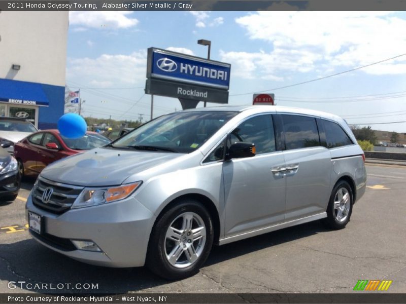 Alabaster Silver Metallic / Gray 2011 Honda Odyssey Touring