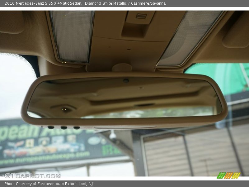 Diamond White Metallic / Cashmere/Savanna 2010 Mercedes-Benz S 550 4Matic Sedan