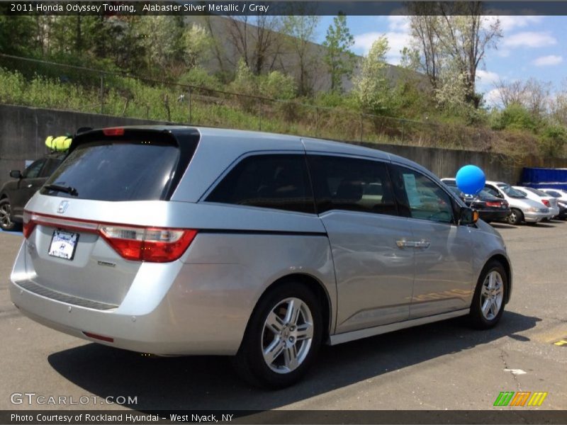 Alabaster Silver Metallic / Gray 2011 Honda Odyssey Touring