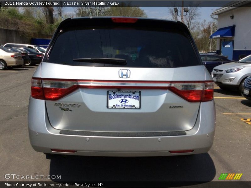 Alabaster Silver Metallic / Gray 2011 Honda Odyssey Touring