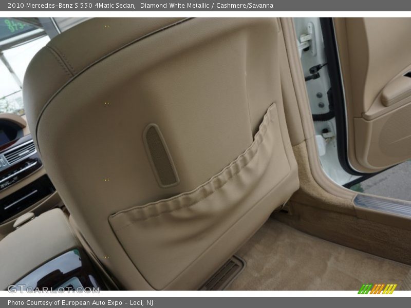 Diamond White Metallic / Cashmere/Savanna 2010 Mercedes-Benz S 550 4Matic Sedan