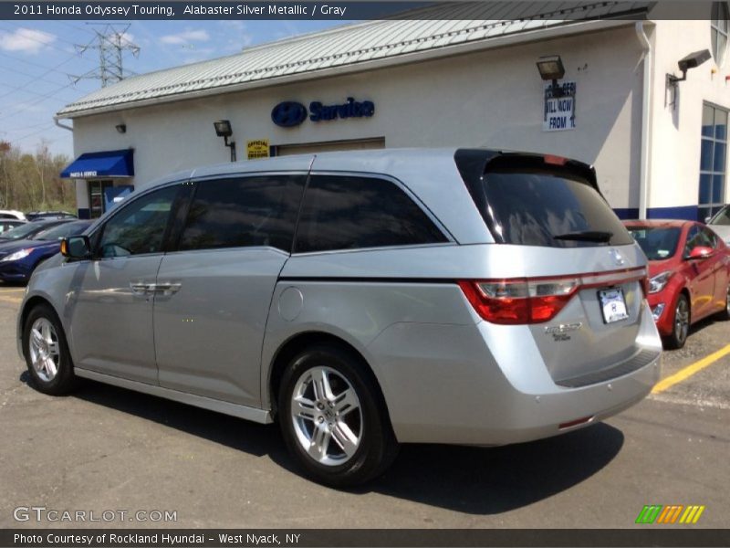 Alabaster Silver Metallic / Gray 2011 Honda Odyssey Touring