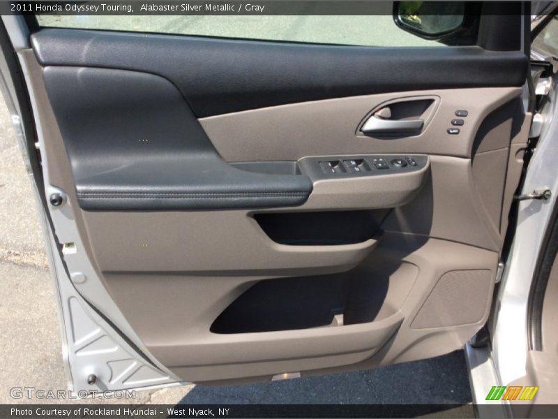 Alabaster Silver Metallic / Gray 2011 Honda Odyssey Touring