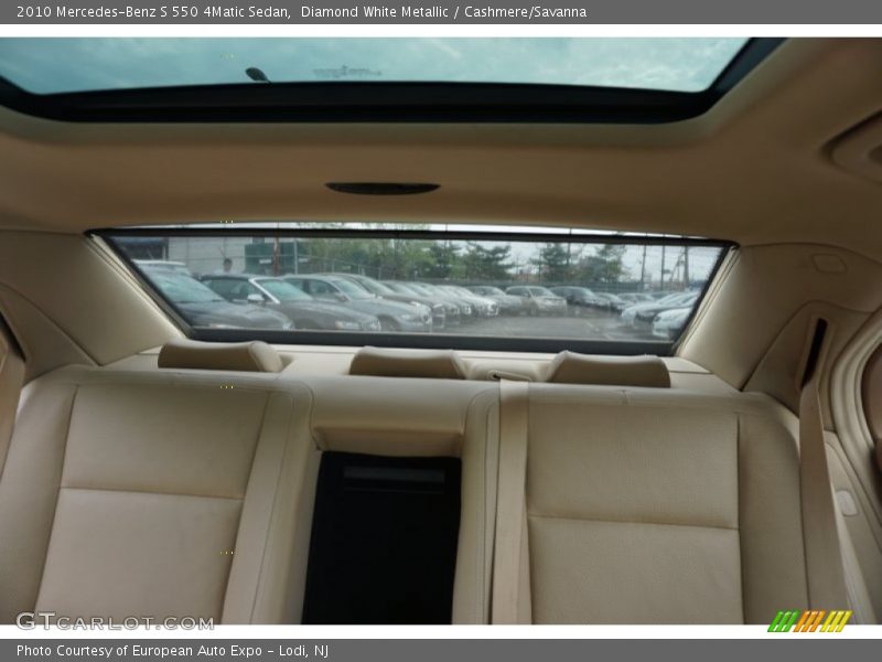 Diamond White Metallic / Cashmere/Savanna 2010 Mercedes-Benz S 550 4Matic Sedan