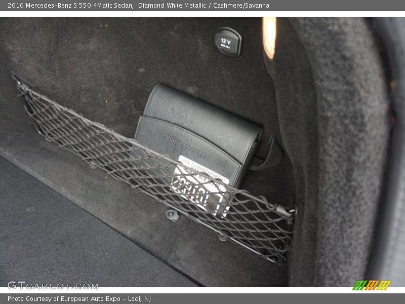 Diamond White Metallic / Cashmere/Savanna 2010 Mercedes-Benz S 550 4Matic Sedan