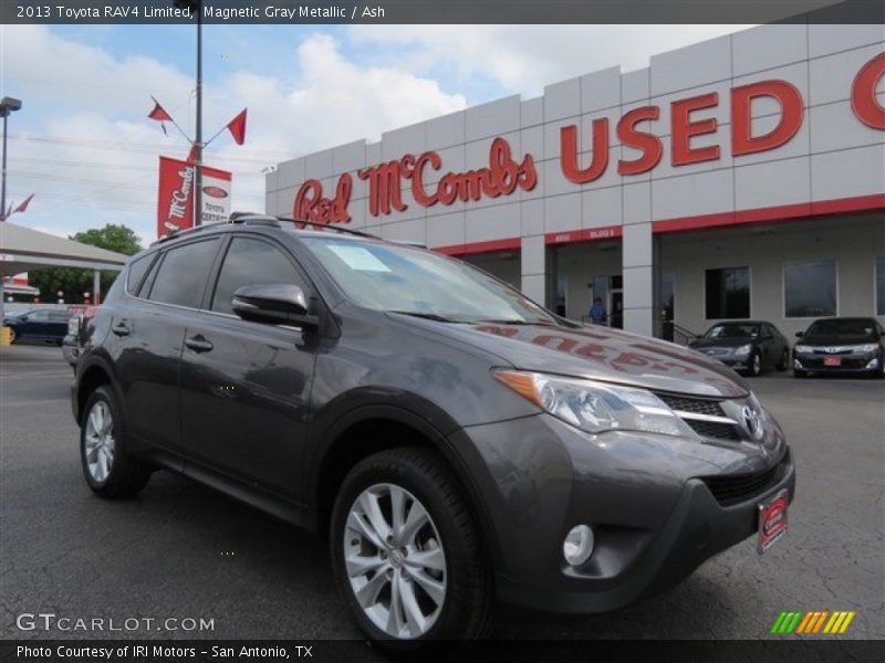 Magnetic Gray Metallic / Ash 2013 Toyota RAV4 Limited