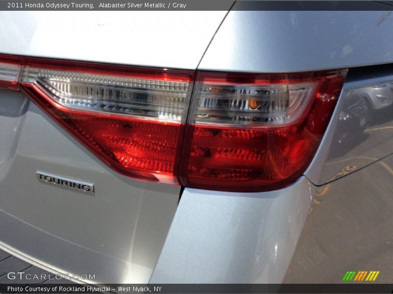 Alabaster Silver Metallic / Gray 2011 Honda Odyssey Touring