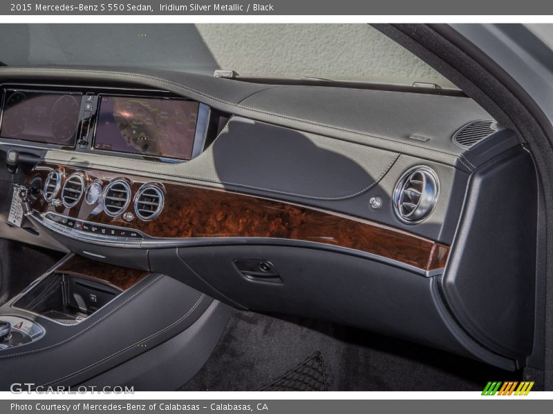 Iridium Silver Metallic / Black 2015 Mercedes-Benz S 550 Sedan