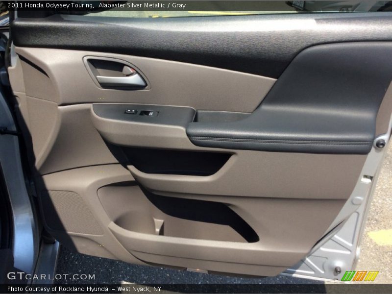 Alabaster Silver Metallic / Gray 2011 Honda Odyssey Touring