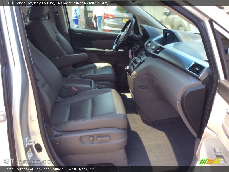 Alabaster Silver Metallic / Gray 2011 Honda Odyssey Touring