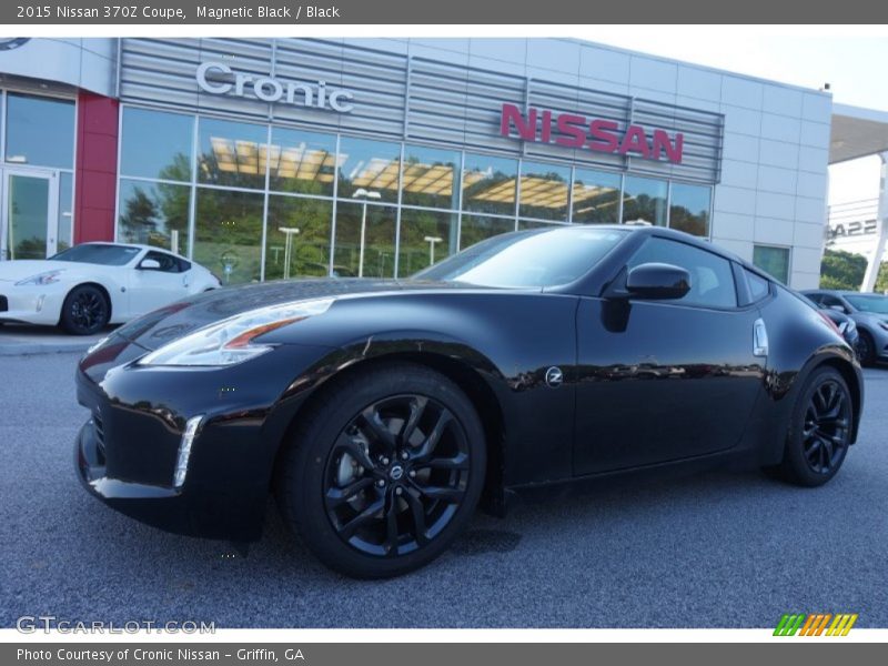 Magnetic Black / Black 2015 Nissan 370Z Coupe
