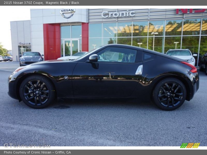 Magnetic Black / Black 2015 Nissan 370Z Coupe