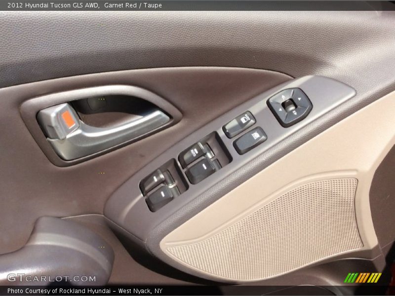 Garnet Red / Taupe 2012 Hyundai Tucson GLS AWD