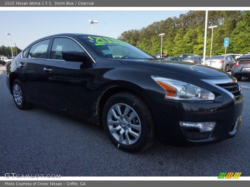 Storm Blue / Charcoal 2015 Nissan Altima 2.5 S