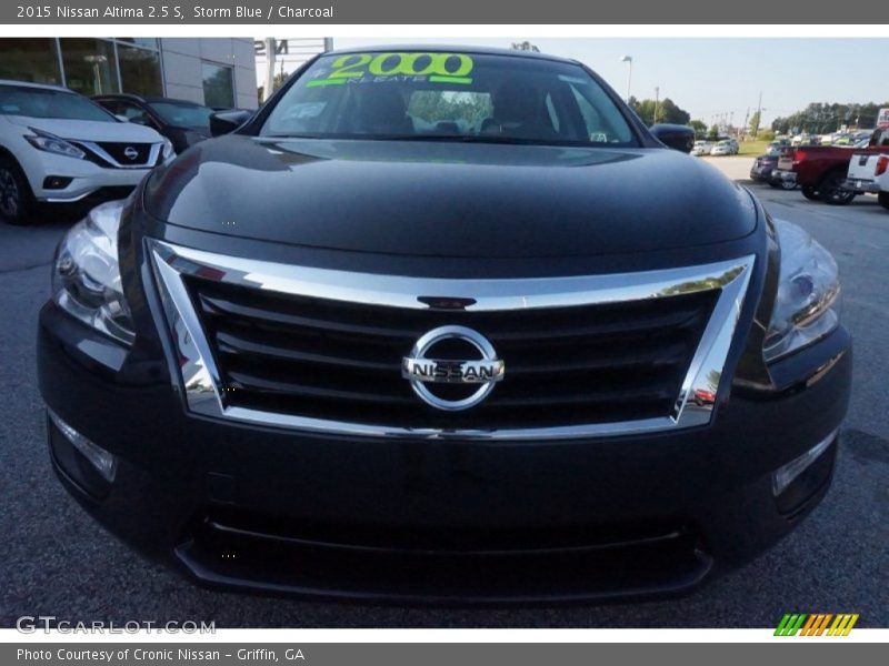 Storm Blue / Charcoal 2015 Nissan Altima 2.5 S