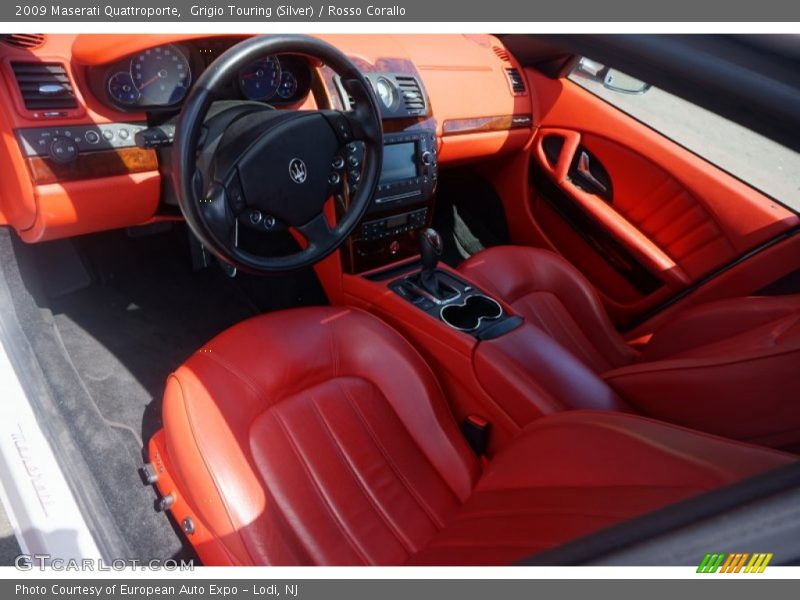 Grigio Touring (Silver) / Rosso Corallo 2009 Maserati Quattroporte